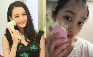 明星网红洗脸图片大全集,揭秘明星护肤秘诀